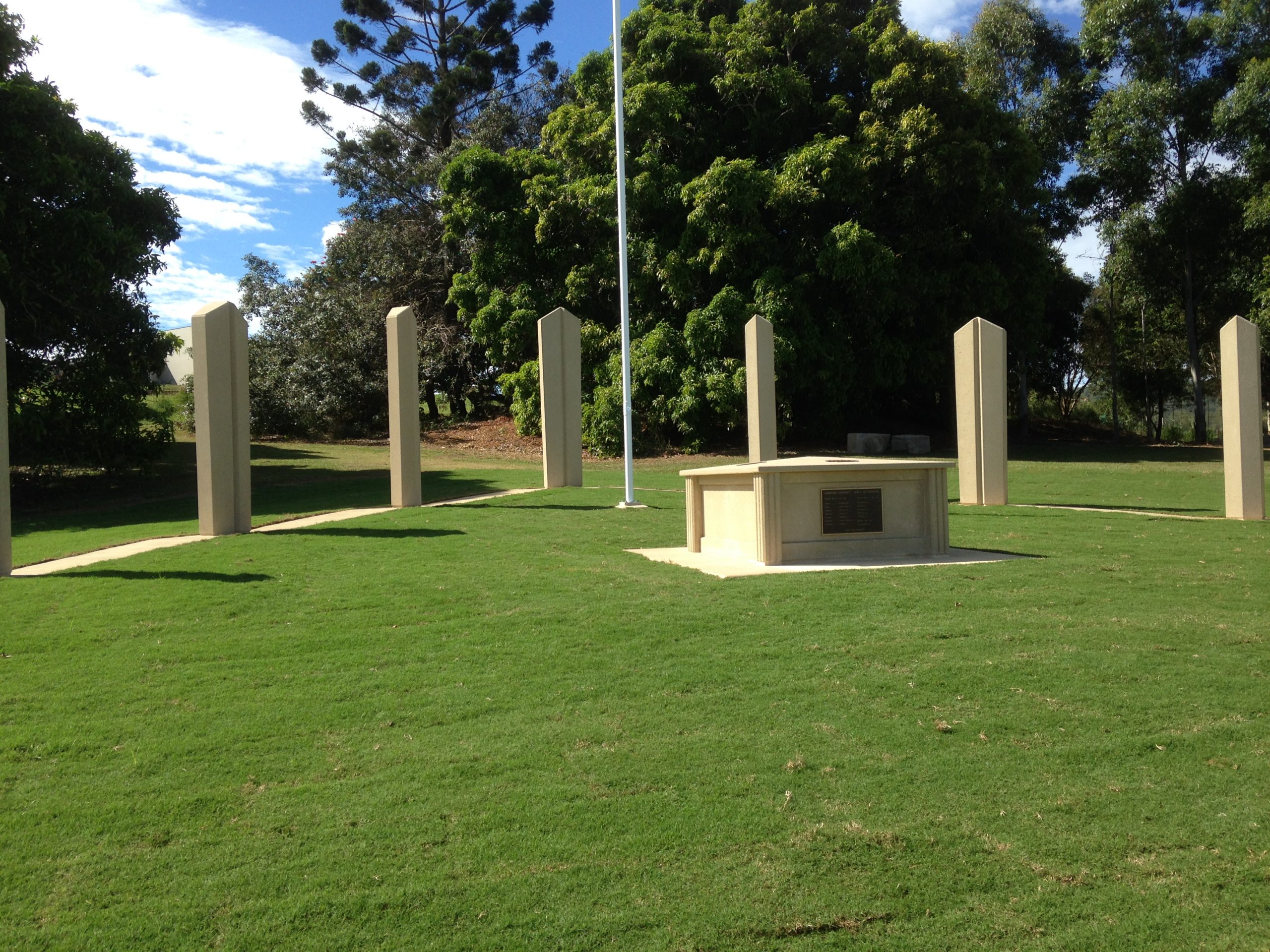 Inside War Memorial Grounds Built Using Precast Concrete